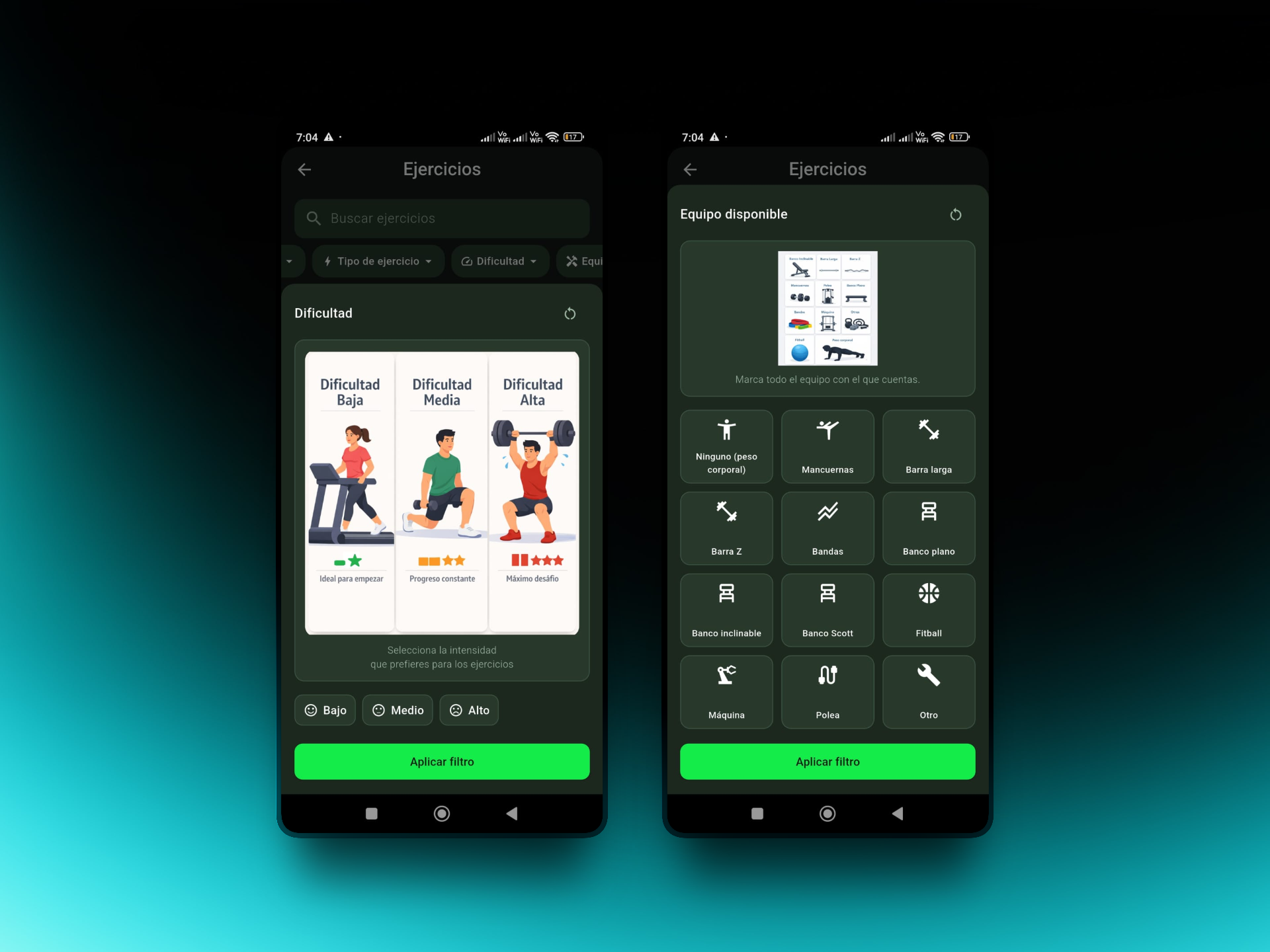 Entrena Inteligente - Plan nutricional y tracking